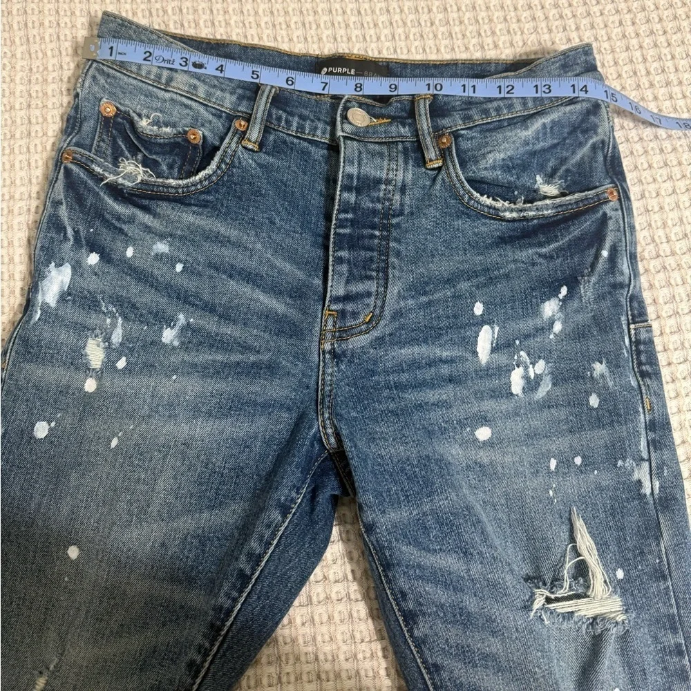 Purple bBrand Distress Skinny Jeans